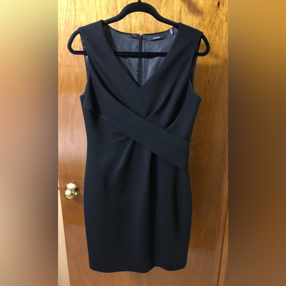 Tahari Black Jersey Dress